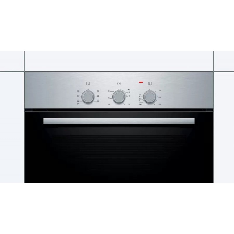 Bosch Serie 2 HBF011BR0 forno 66 L 3300 W A Nero, Acciaio inossidabile