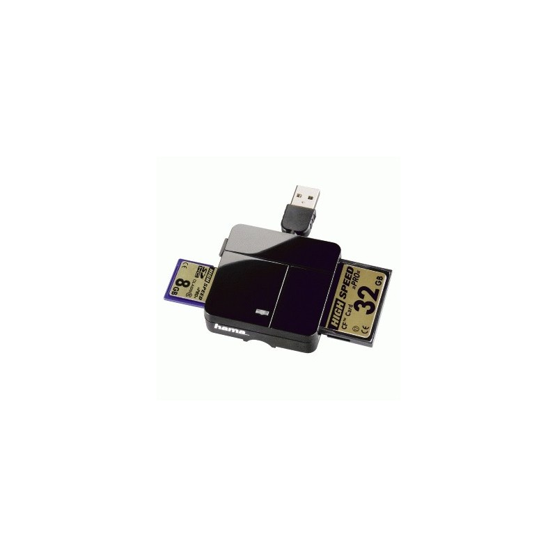 Hama 00094124 lecteur de carte mémoire USB 2.0 Noir