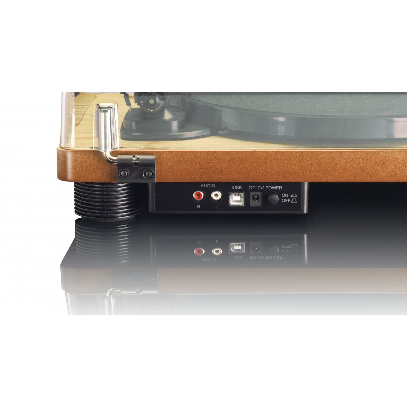 Lenco LS-50 Belt-drive audio turntable Wood