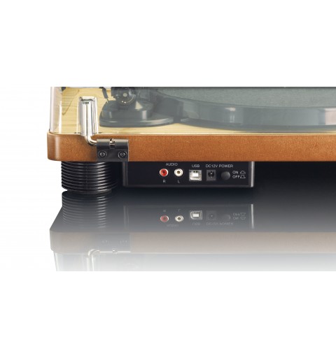 Lenco LS-50 Belt-drive audio turntable Wood