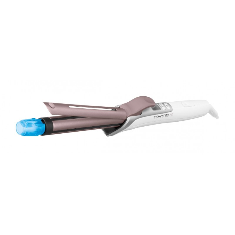 Rowenta CF3810 hair styling tool Curling iron Steam Aluminium, Pink, White 1.8 m