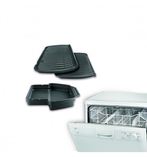 Rowenta GR722D Optigrill+ XL Bistecchiera Intelligente con 9 Programmi di Cottura Automatici, Nero Argento 48x37.5x23cm