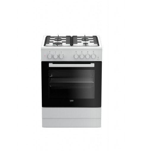 Beko FSE62110DW cocina Cocina independiente Encimera de gas Blanco A