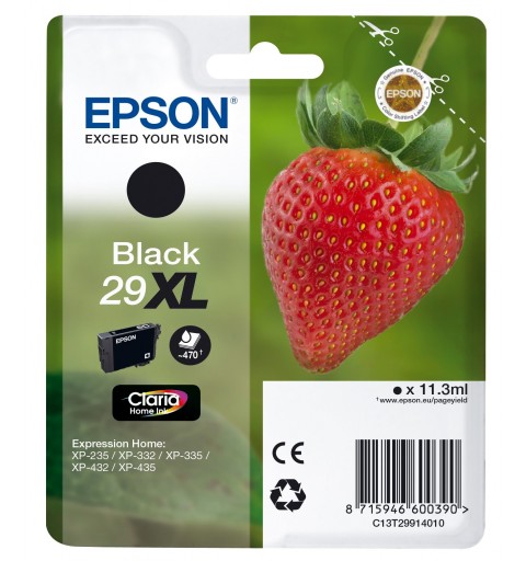 Epson Strawberry 29XL cartucho de tinta 1 pieza(s) Original Alto rendimiento (XL) Negro
