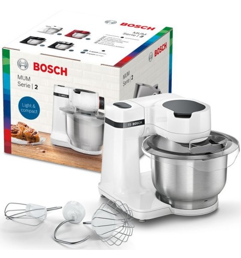 Bosch Serie 2 MUM robot de cocina 700 W 3,8 L Blanco