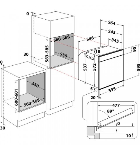 Whirlpool AKZM 8610 IX 73 l A+ Edelstahl