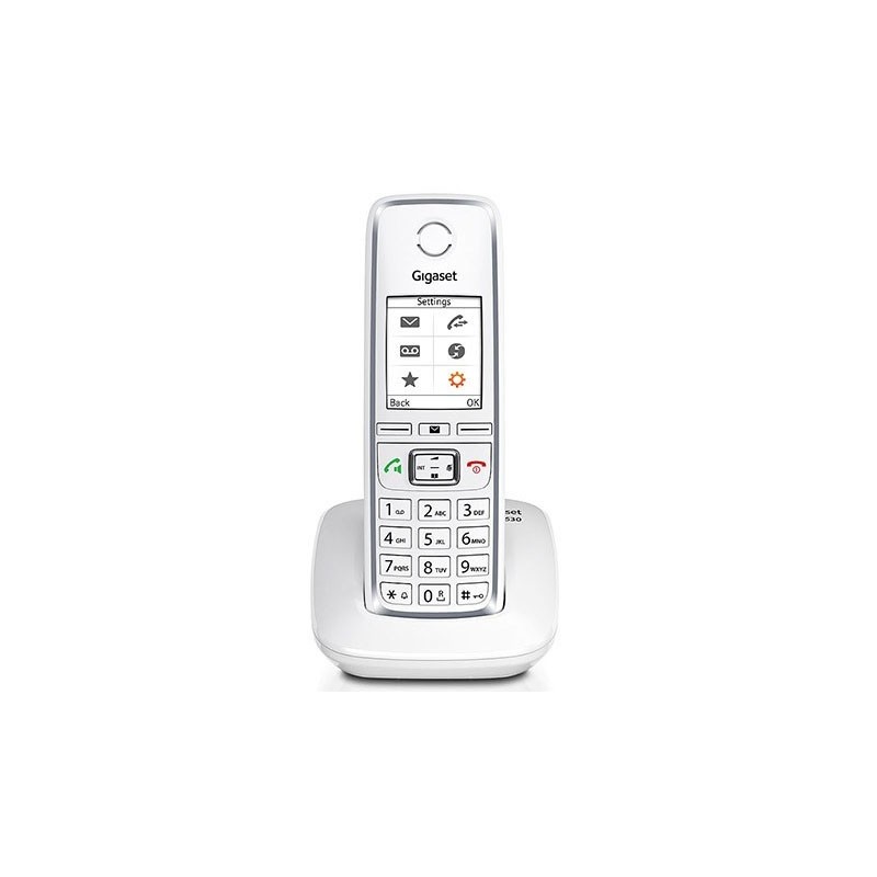 Gigaset C530 Teléfono DECT Identificador de llamadas Blanco