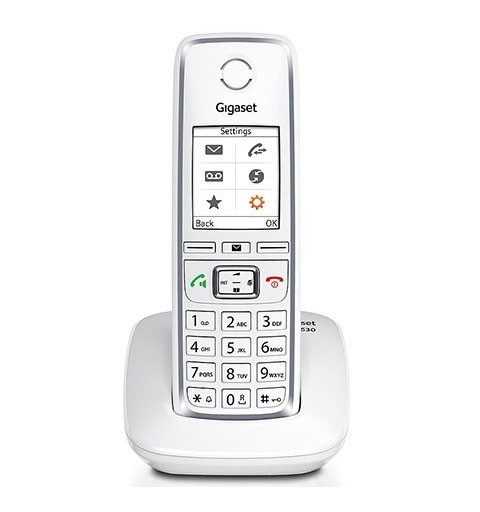 Gigaset C530 Teléfono DECT Identificador de llamadas Blanco