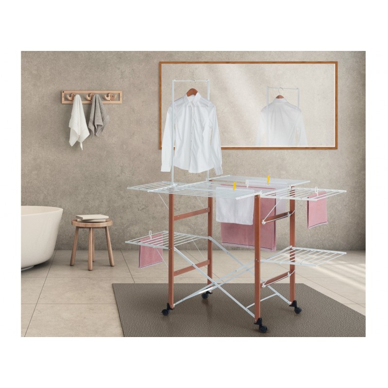 Foppapedretti SuperGulliver Floor-standing rack Black, Walnut, White