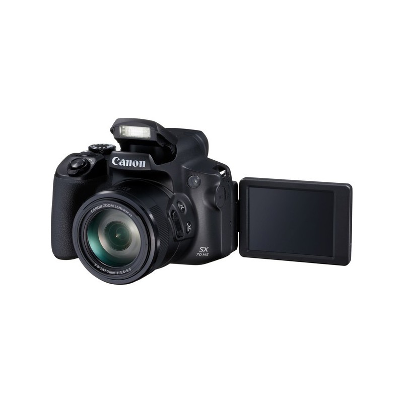 Canon PowerShot SX70 HS 1 2.3" Appareil photo Bridge 20,3 MP CMOS 5184 x 3888 pixels Noir