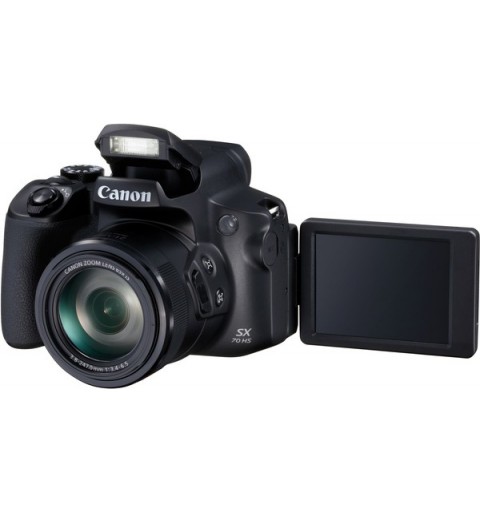 Canon PowerShot SX70 HS 1 2.3" Appareil photo Bridge 20,3 MP CMOS 5184 x 3888 pixels Noir