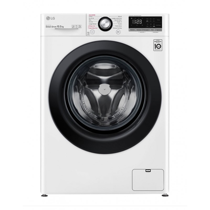 LG F4WV310S6E washing machine Front-load 10.5 kg 1400 RPM B White