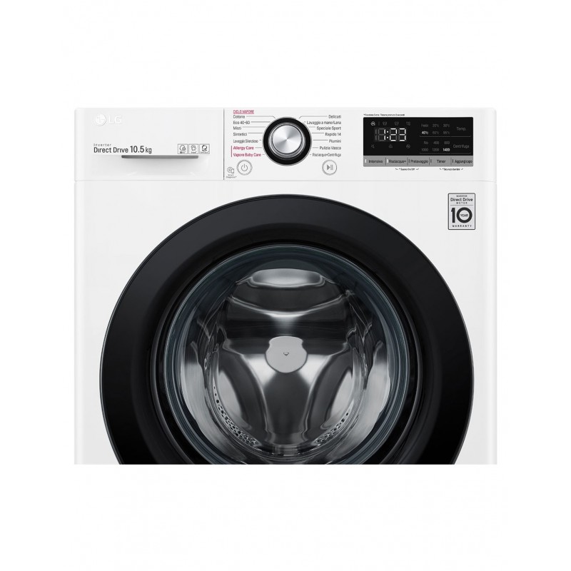 LG F4WV310S6E lavadora Carga frontal 10,5 kg 1400 RPM B Blanco