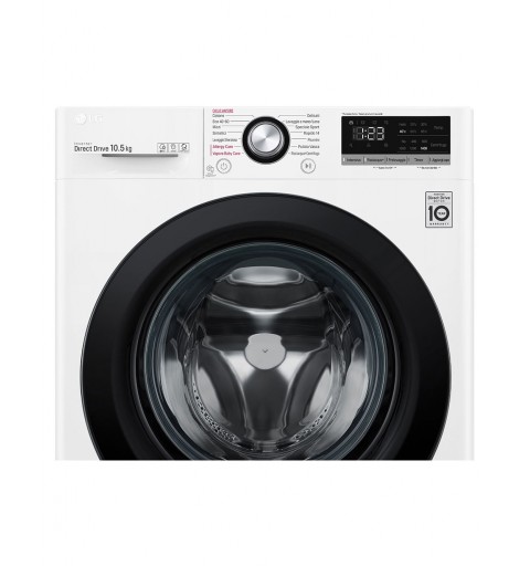 LG F4WV310S6E machine à laver Charge avant 10,5 kg 1400 tr min B Blanc