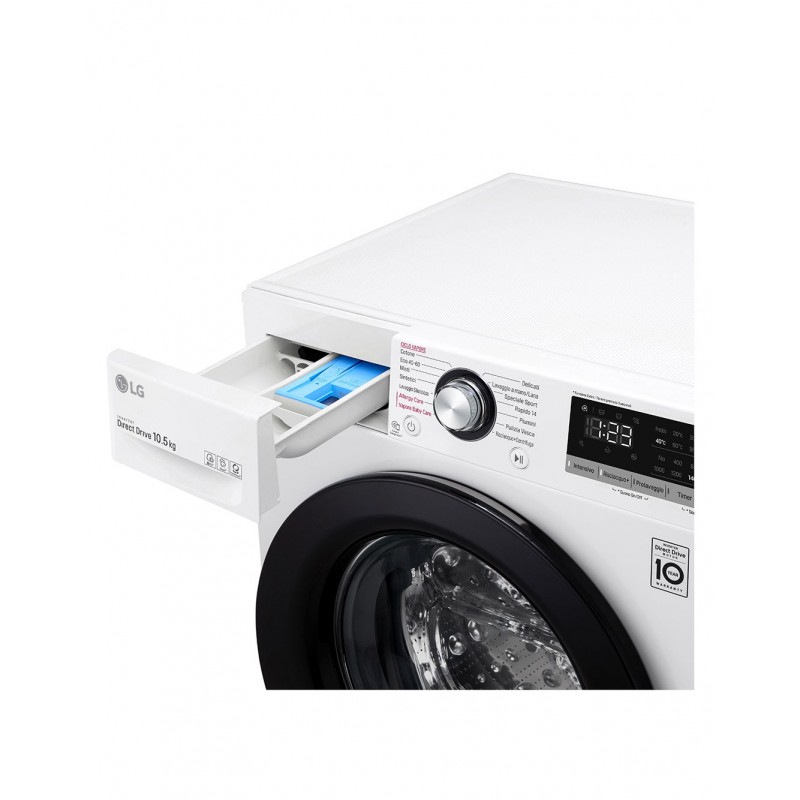 LG F4WV310S6E lavadora Carga frontal 10,5 kg 1400 RPM B Blanco