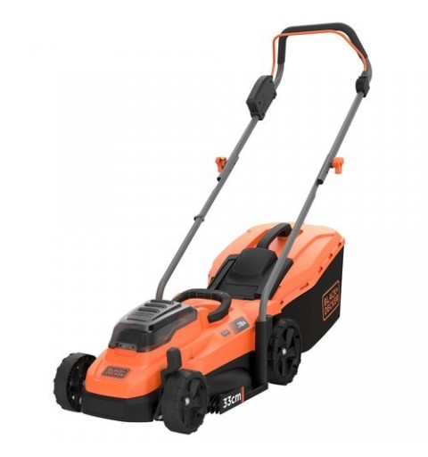 Black & Decker BCMW3318L2 Tagliaerba a spinta Batteria Nero, Arancione