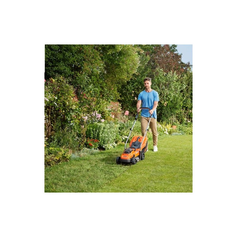 Black & Decker BCMW3318L2 Cortacésped manual Batería Negro, Naranja