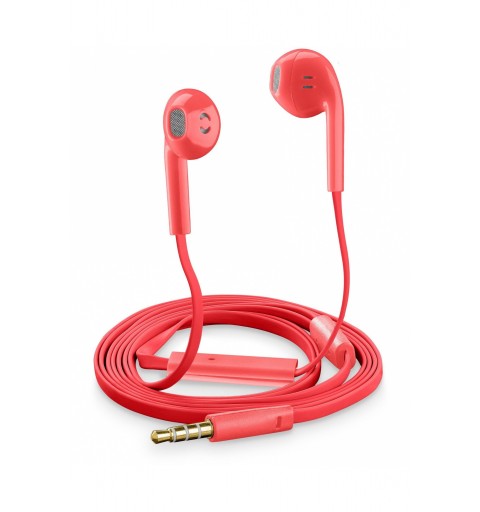 Cellularline SLUGSMARTP headphones headset Wired In-ear Pink