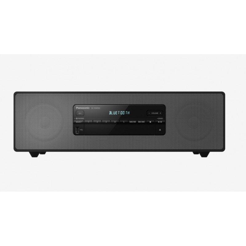 Panasonic STEREO IN LEGNO DAB+ 40 W Home-Audio-Minisystem Schwarz