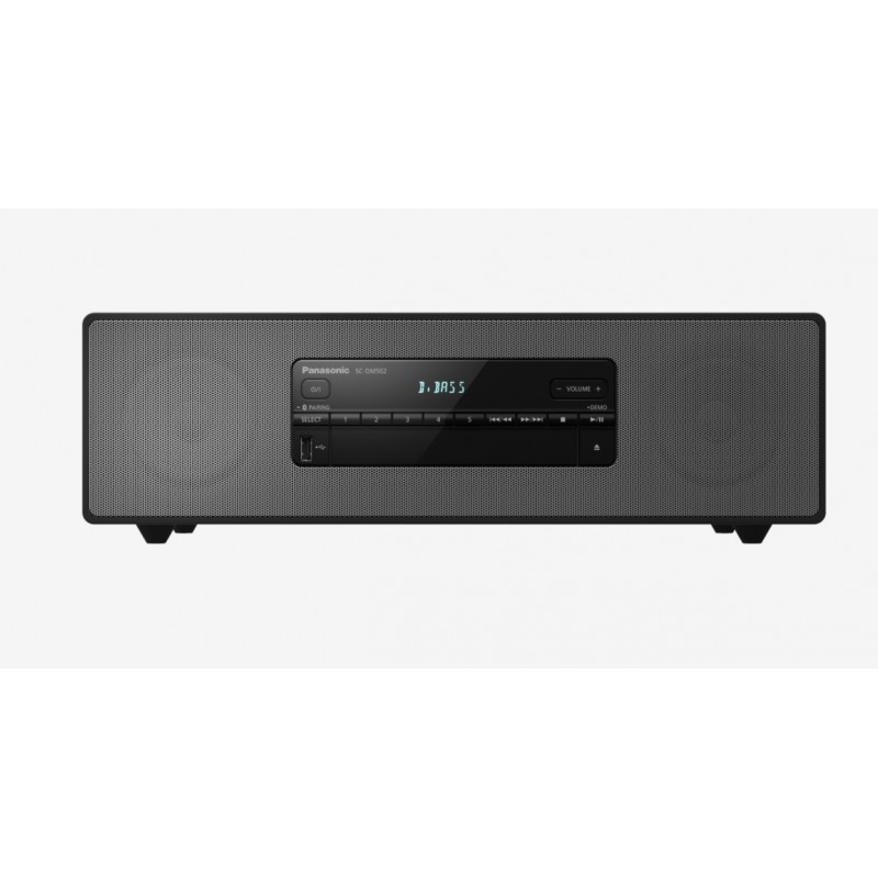 Panasonic STEREO IN LEGNO DAB+ 40 W Mini impianto audio domestico Nero