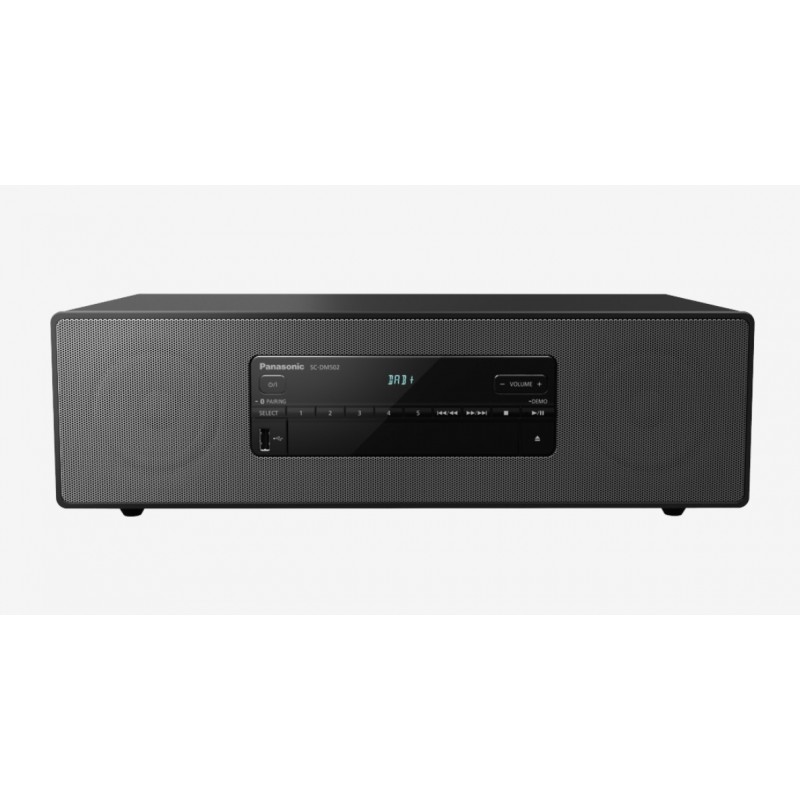 Panasonic STEREO IN LEGNO DAB+ 40 W Home audio mini system Black