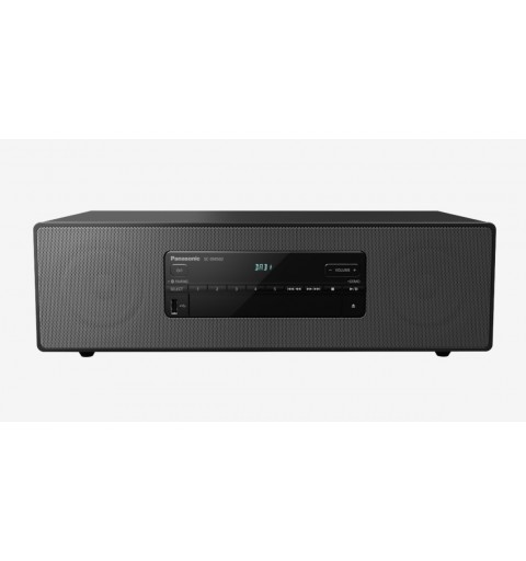 Panasonic STEREO IN LEGNO DAB+ 40 W Home audio mini system Black