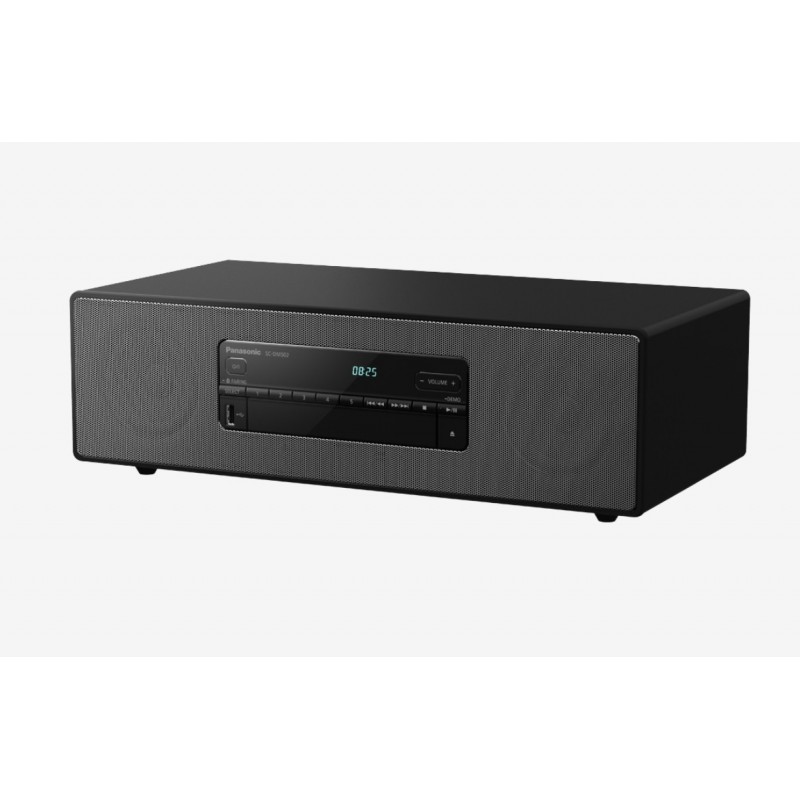 Panasonic STEREO IN LEGNO DAB+ 40 W Mini impianto audio domestico Nero