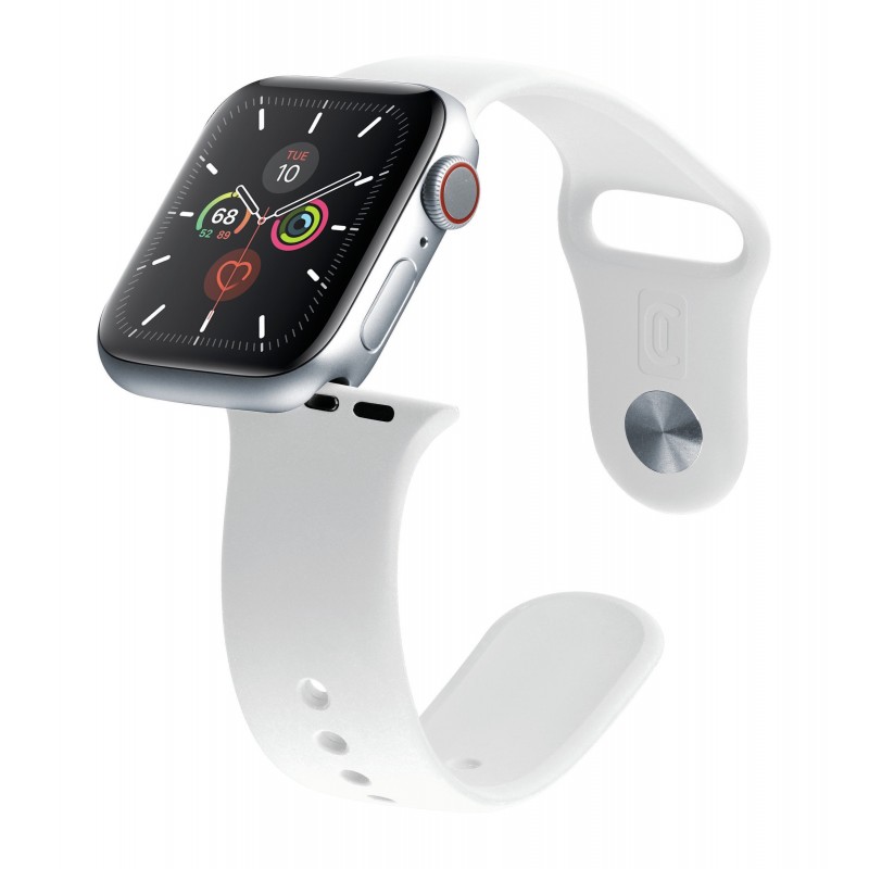 Cellularline Urban Band - Apple Watch 38 40 mm Cinturino in silicone per Apple Watch Bianco