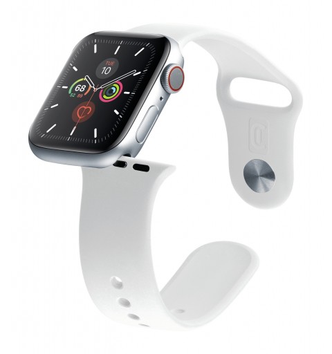 Cellularline Urban Band - Apple Watch 42 44 mm Cinturino in silicone per Apple Watch Bianco