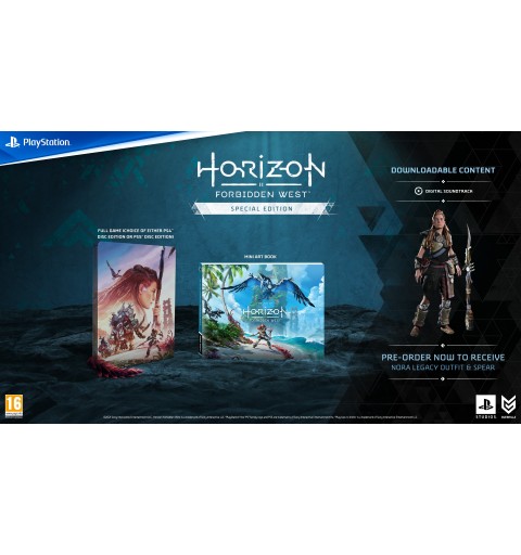 Sony Horizon Forbidden West, Special Edition Estándar Árabe, Alemán, Español, Francés, Italiano, Japonés, Polaco, Portugués,