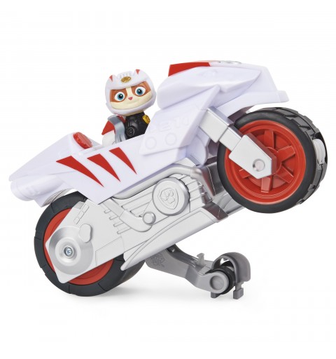PAW Patrol LA PAT' PATROUILLE - VEHICULE + FIGURINE CHASCADEUR MOTO PUPS - Moto Avec Rétrofriction Et Figurine Amovible De