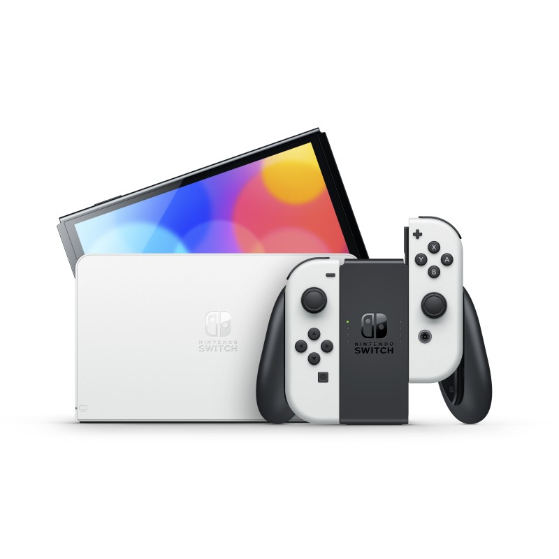 Nintendo Switch OLED console de jeux portables 17,8 cm (7") 64 Go Écran tactile Wifi Blanc