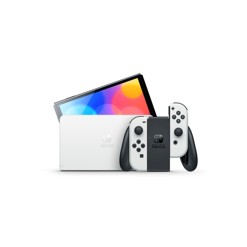 Nintendo Switch OLED videoconsola portátil 17,8 cm (7") 64 GB Pantalla táctil Wifi Blanco