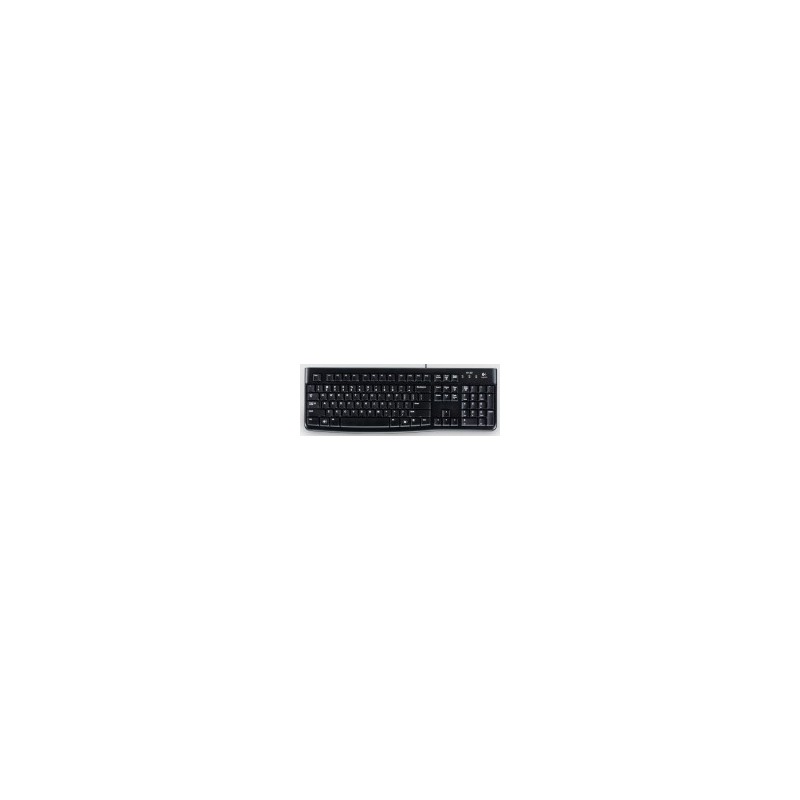 Logitech K120 Corded keyboard USB QWERTY Italian Black