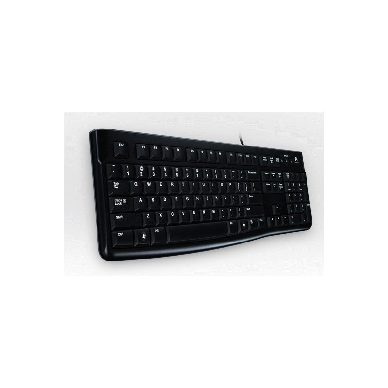 Logitech K120 Corded Keyboard tastiera USB QWERTY Italiano Nero
