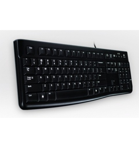 Logitech K120 Corded Keyboard tastiera USB QWERTY Italiano Nero