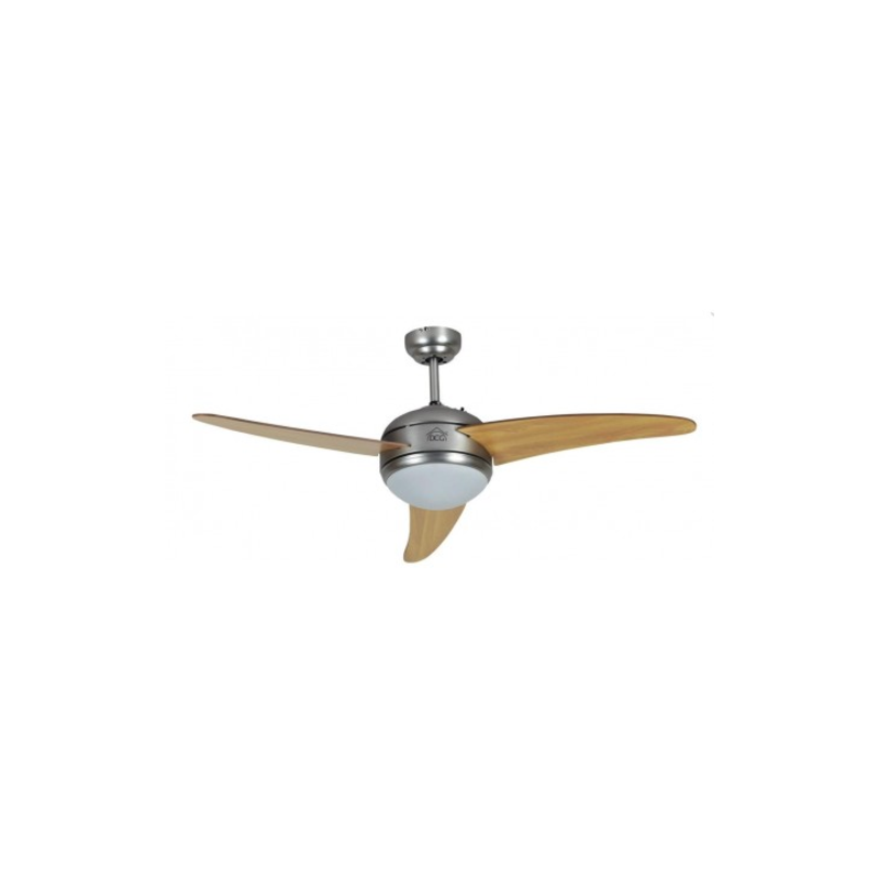 Dcg Vecrd60Tl Ventilatore Soffitto Parete 3 Pale Con Luce E Telecomando