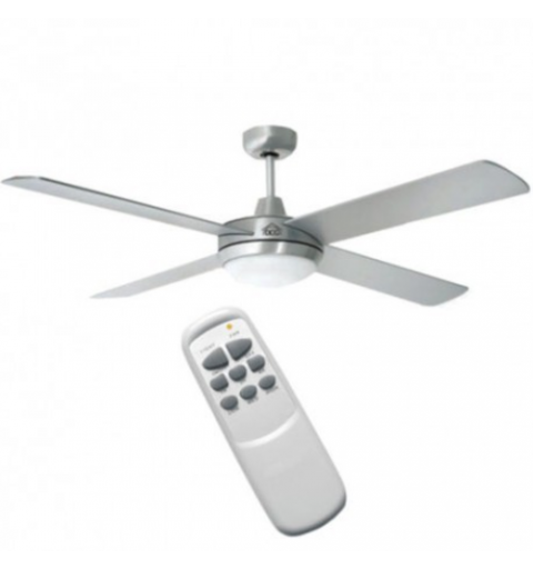 Dcg Vecrd40Tl Ventilatore Soffitto Parete 4 Pale Con Luce E Telecomando