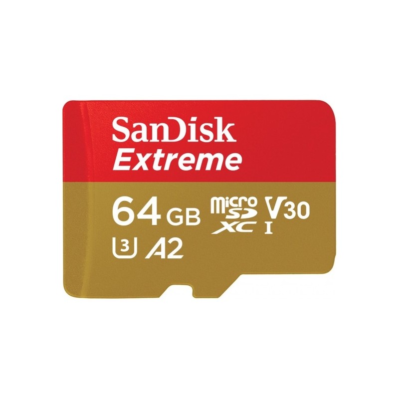 SanDisk Extreme microSDXC UHS-I 64 Go Classe 10