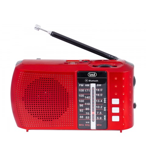 Trevi RA 7F20 BT Portable Analog & digital Red