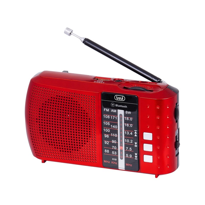 Trevi RA 7F20 BT Portable Analogique et numérique Rouge