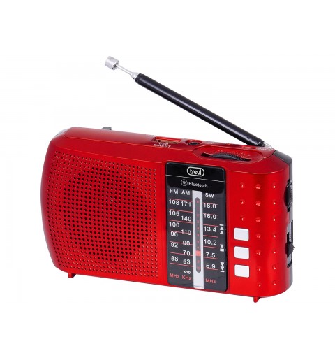 Trevi RA 7F20 BT Portable Analogique et numérique Rouge