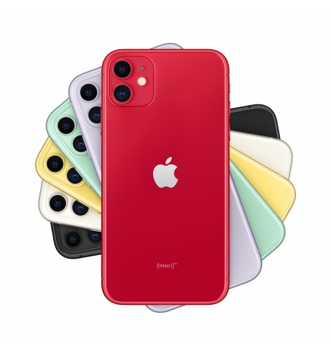 Apple iPhone 11 15,5 cm (6.1") Double SIM iOS 14 4G 64 Go Rouge