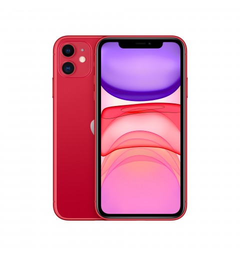 Apple iPhone 11 15,5 cm (6.1") SIM doble iOS 14 4G 64 GB Rojo