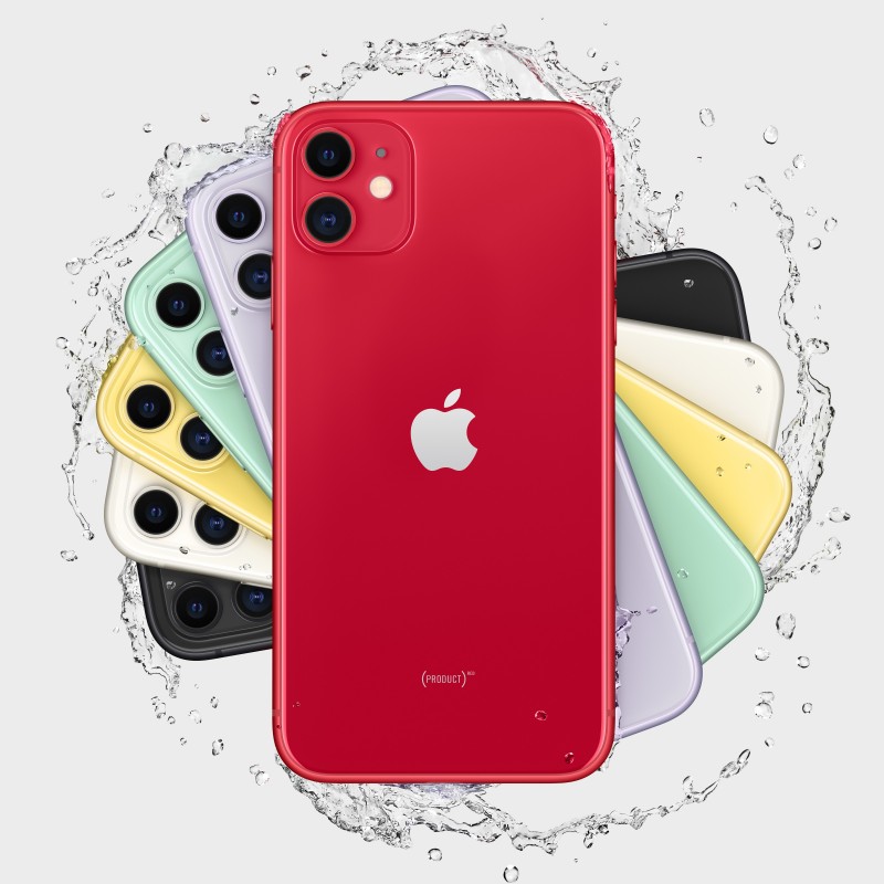 Apple iPhone 11 15,5 cm (6.1 Zoll) Dual-SIM iOS 14 4G 64 GB Rot