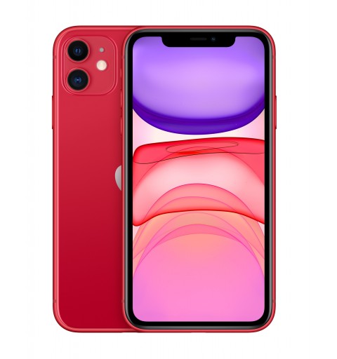 Apple iPhone 11 15,5 cm (6.1") SIM doble iOS 14 4G 128 GB Rojo