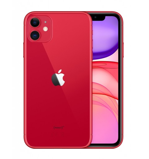 Apple iPhone 11 15,5 cm (6.1") SIM doble iOS 14 4G 128 GB Rojo