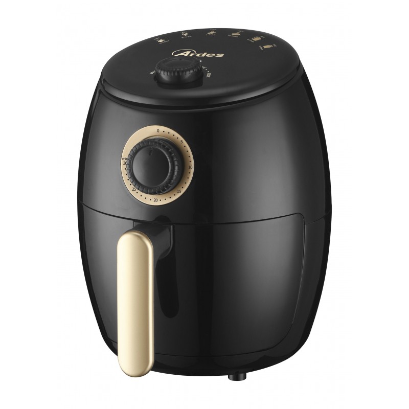 Ardes Eldorada Mini Single 2 L Stand-alone 1000 W Hot air fryer Black