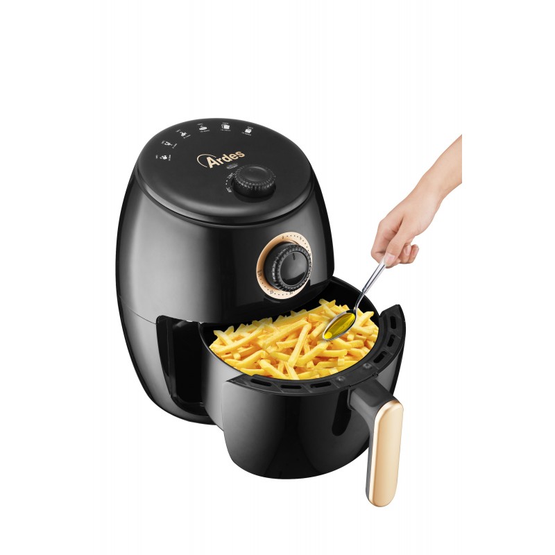 Ardes Eldorada Mini Single 2 L Stand-alone 1000 W Hot air fryer Black