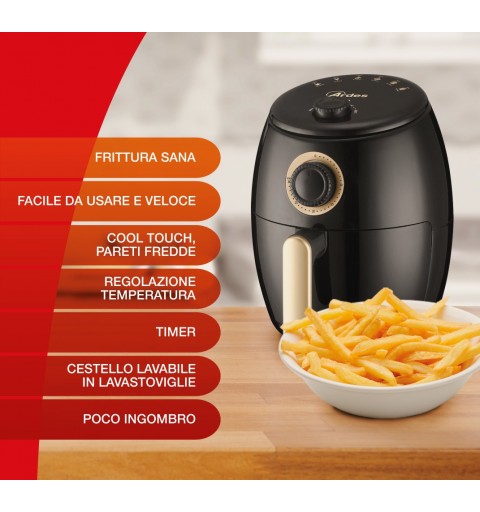 Ardes Eldorada Mini Single 2 L Stand-alone 1000 W Hot air fryer Black